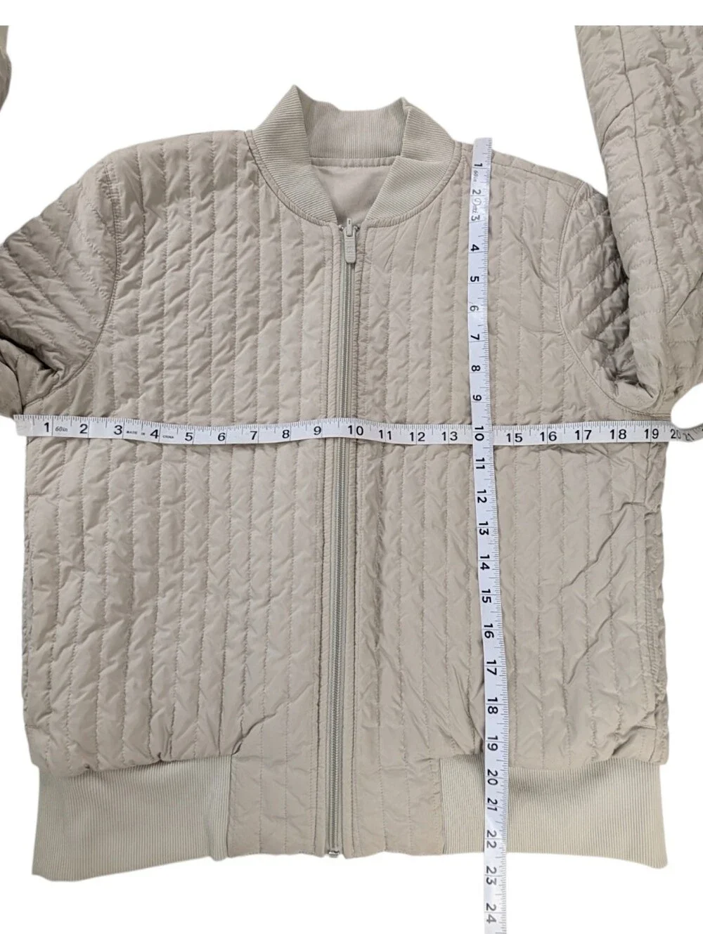 Lululemon Reversible Bomber Jacket Women’s Size 8 Quilted Zip Up
